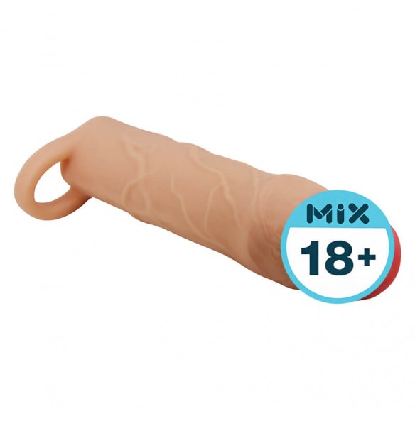 PRETTY LOVE - Hani Extended Penis Sleeve (L:18cm - D:3.9cm) PRETTY LOVE - Hani Extended Penis Sleeve (L:18cm - D:3.9cm)